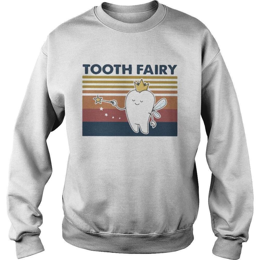 Dental Hygienist Tooth Fairy  Retro Shirt